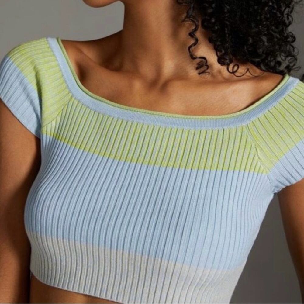 Anthropologie Daily Practice XL Knit Ribbed Stripe Sweater Dress 2pc NWT‎ - Picture 6 of 16
